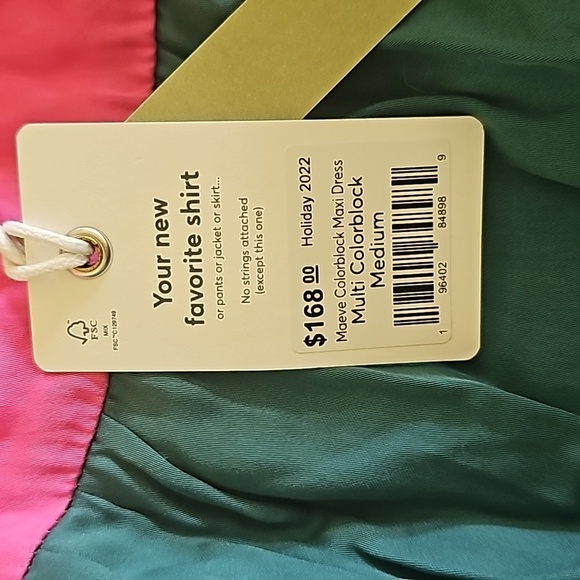 MARINE layer Maeve Colorblock Maxi Dress in Multi Colorblock - Picture 8 of 8